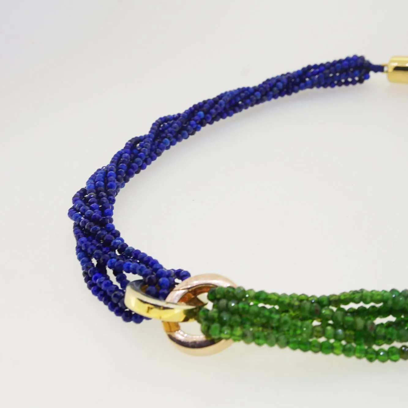 A-Grade Chrome Diopside and Lapis Lazuli