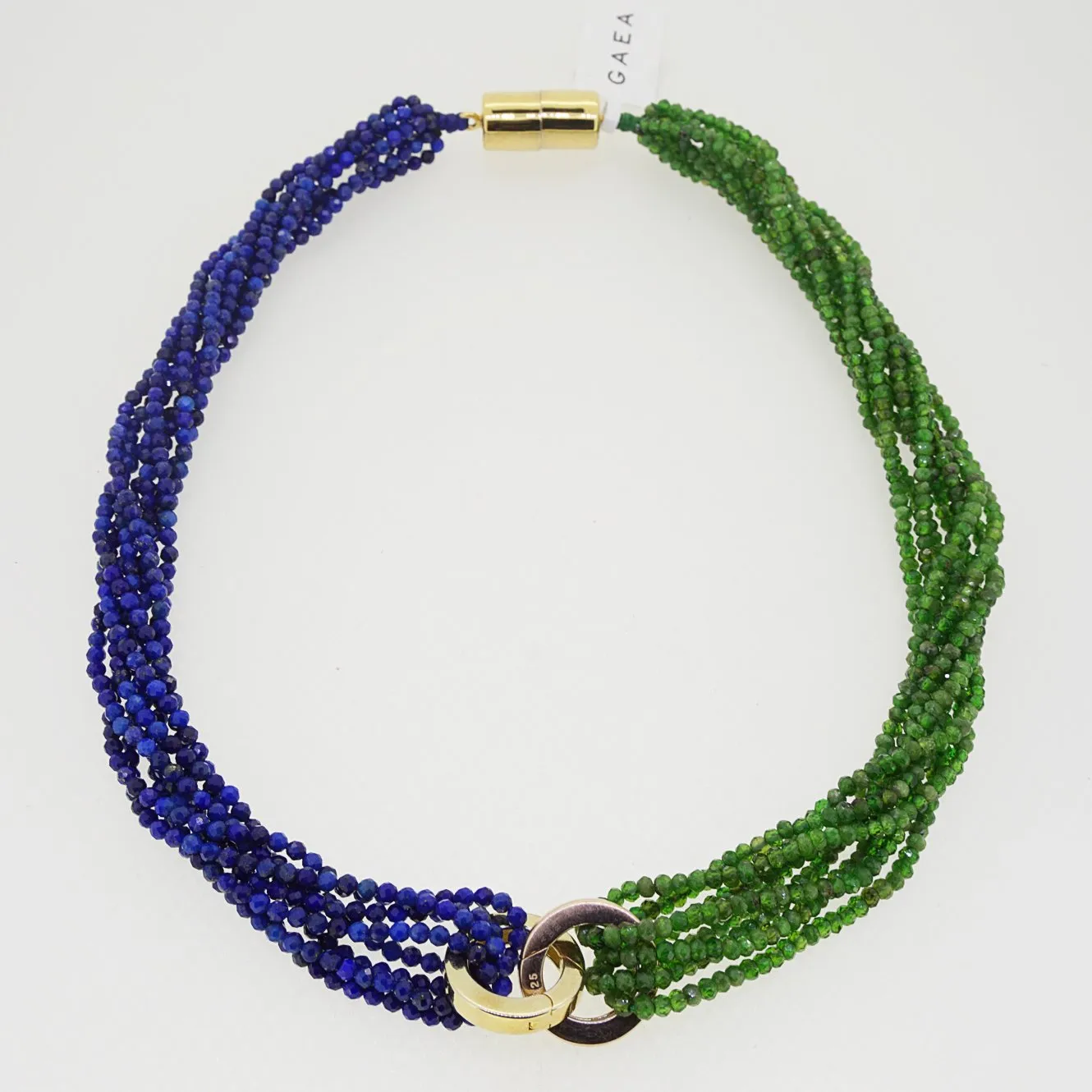 A-Grade Chrome Diopside and Lapis Lazuli