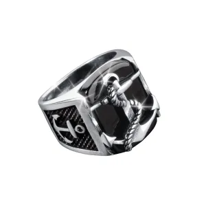 Anchor Onyx Ring