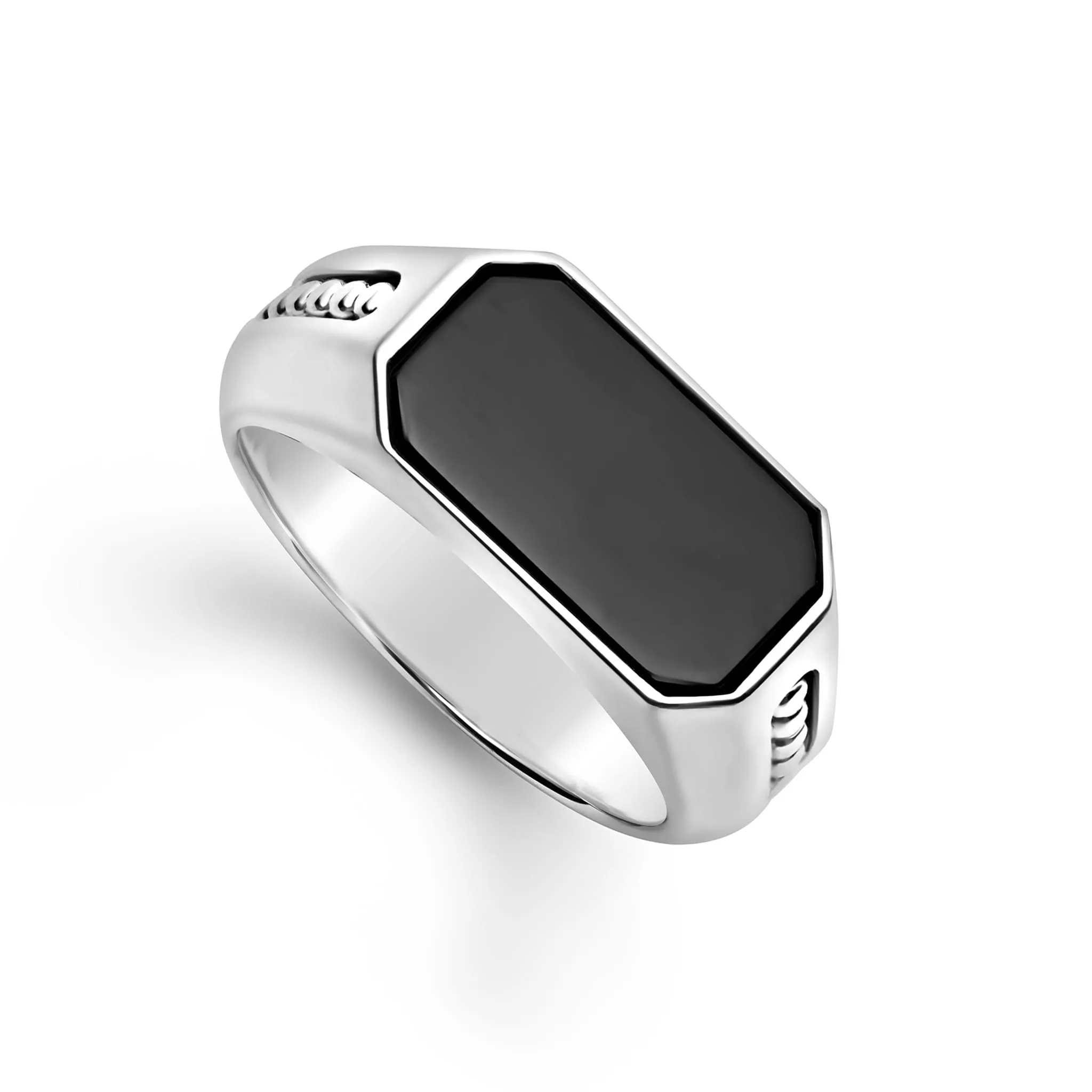 Anthem Onyx Octagon Ring