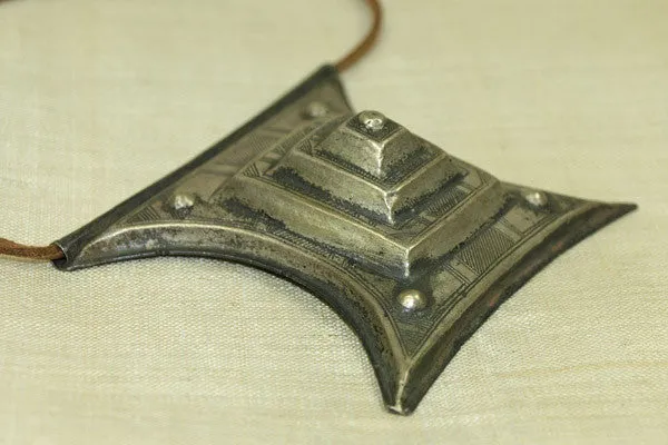 Antique Mixed Metal Tuareg Pendant