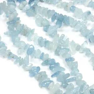 Aquamarine Chips - 80cm Strand