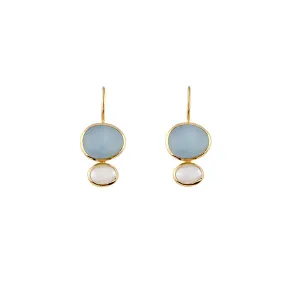 Bianc Cubism Earrings Blue