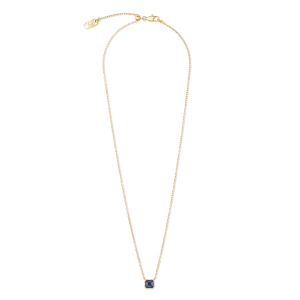 Birthstone September Necklace Lapis Lazuli Gold