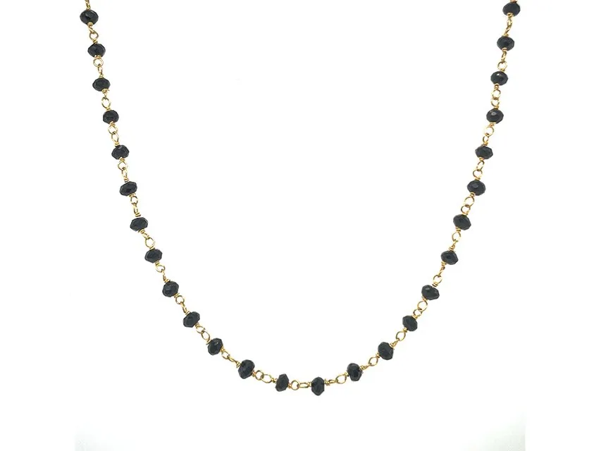 Black Onyx Rosary Chain