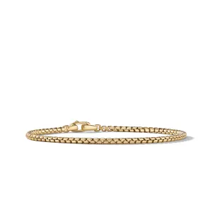 Box Chain Bracelet in 18K Yellow Gold