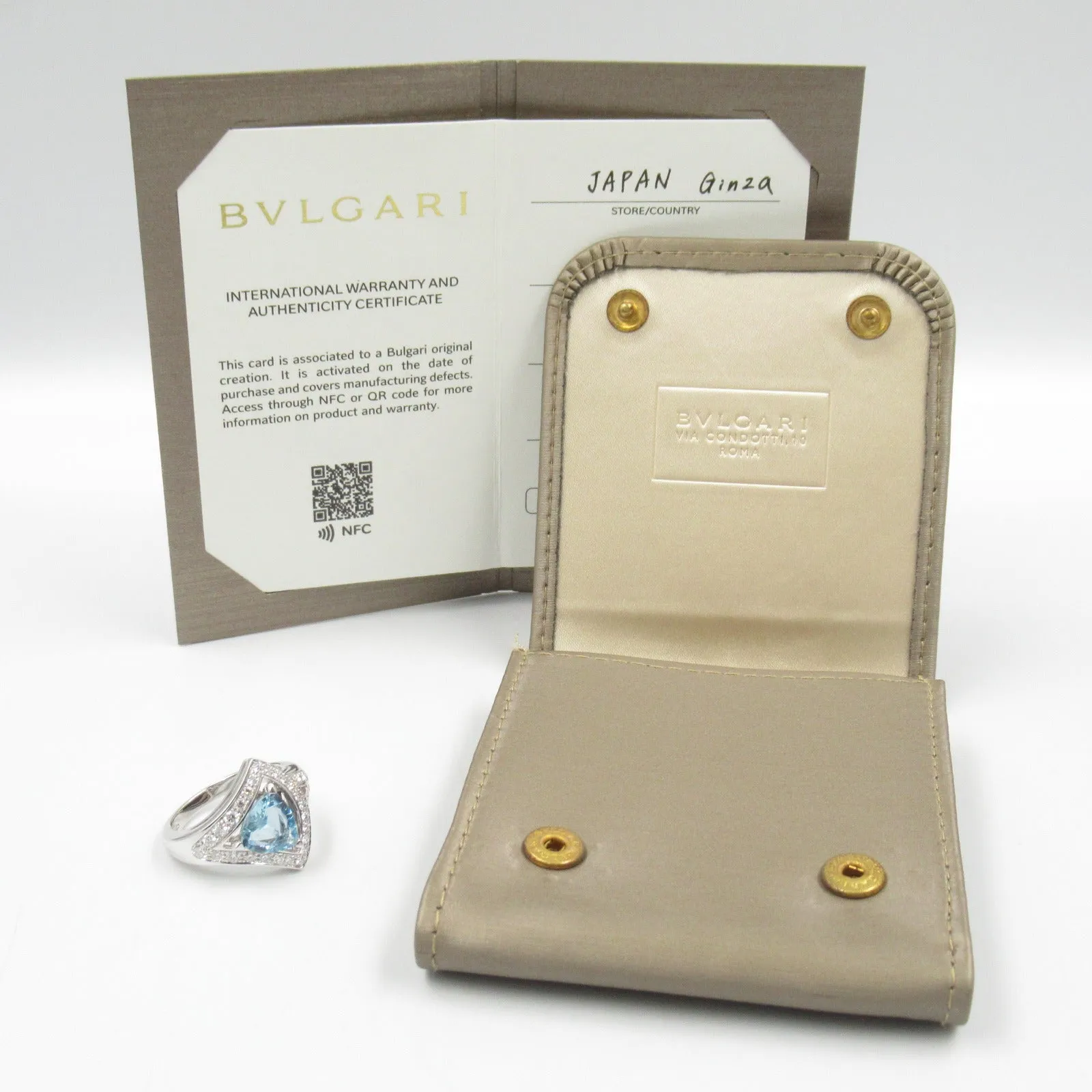 Bvlgari Diva Dream Aquamarine Diamond Ring