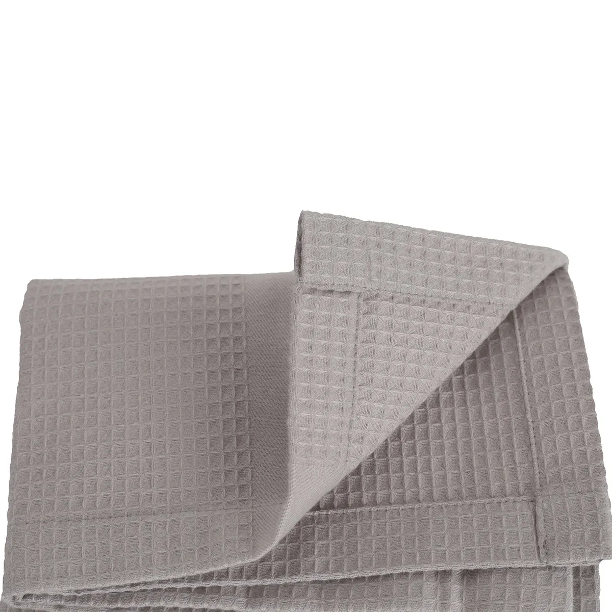 Catalina Waffle Antimicrobial Antifungal Super Absorbent Quick Dry Gym/Travel Grey Hand Towel Set