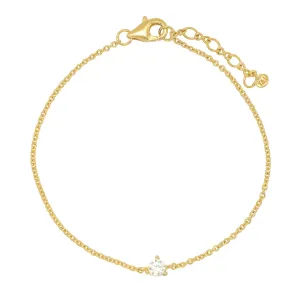 Chain Bracelet with CZ