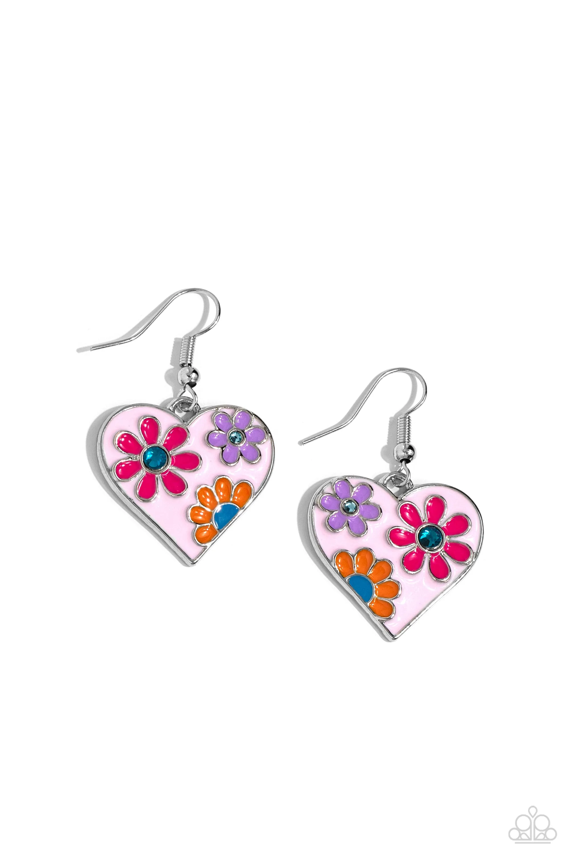 Earrings Generously Groovy - Pink E427