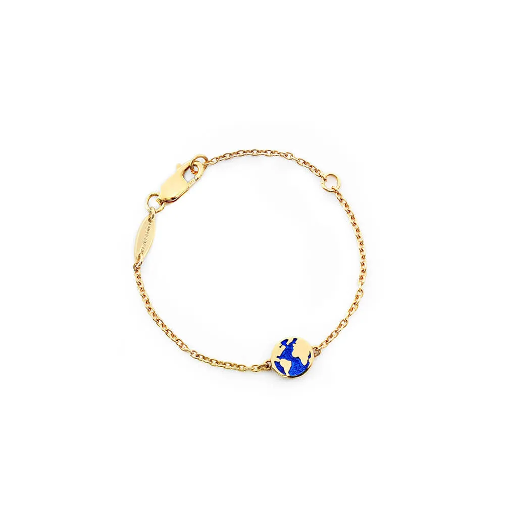 Gold Mom & Baby Globe Bracelet Bundle