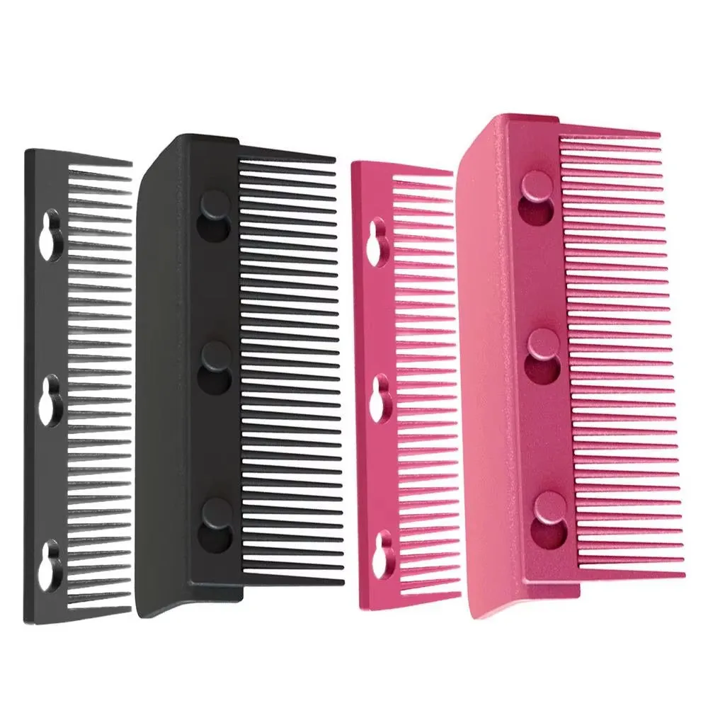 Hair Straightener Comb Clip on Grip Comb for Flat Iron Universal Size Detachable Flat Iron Comb Attachment for DIY Combs