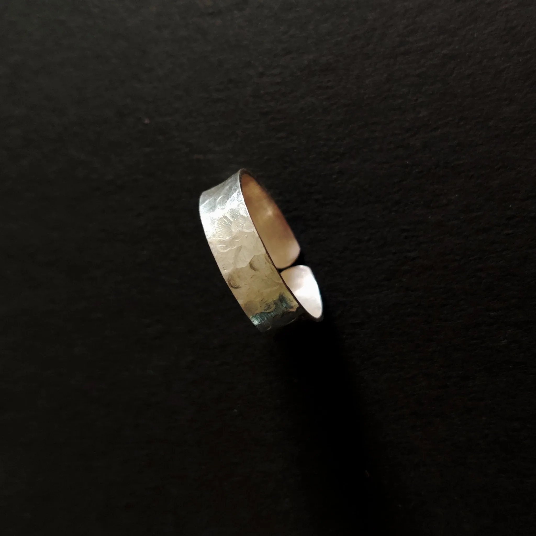 Hammered Finish Big Toe Ring