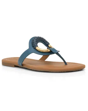 Hana Sandal in Blue