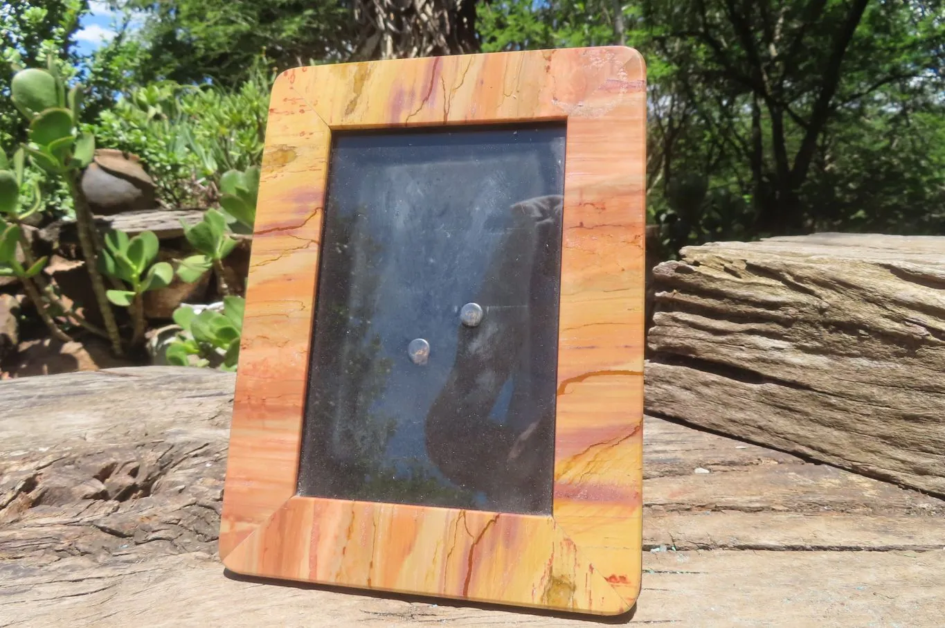 Hand Made Onyx Picture Frame x 1 From Mexico