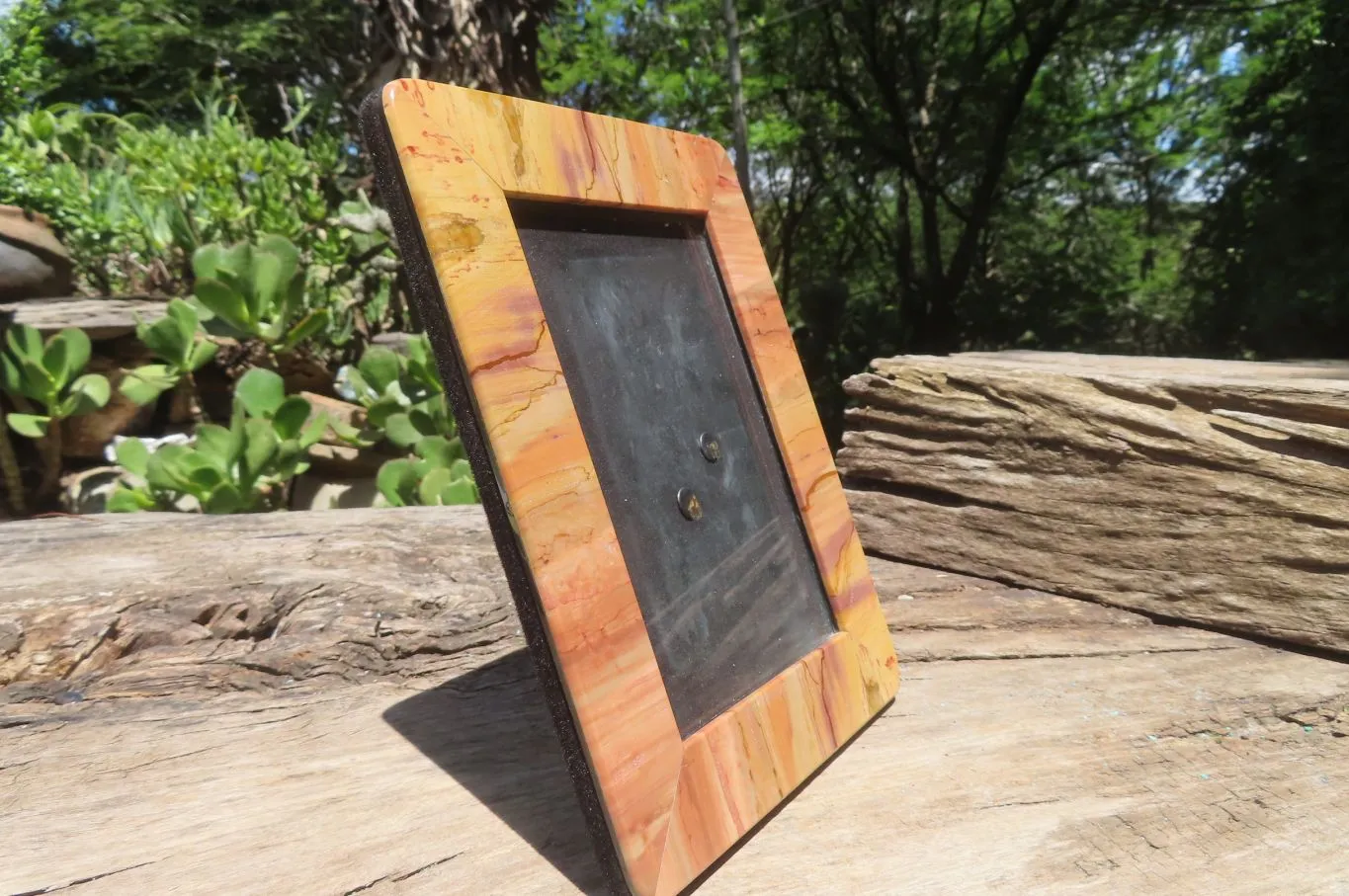 Hand Made Onyx Picture Frame x 1 From Mexico