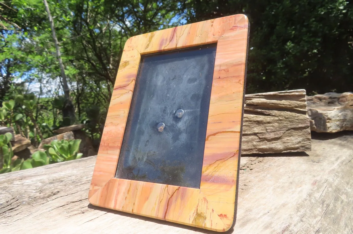 Hand Made Onyx Picture Frame x 1 From Mexico