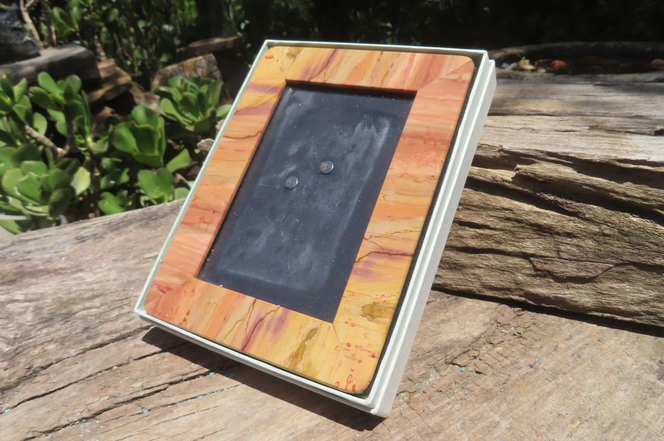 Hand Made Onyx Picture Frame x 1 From Mexico