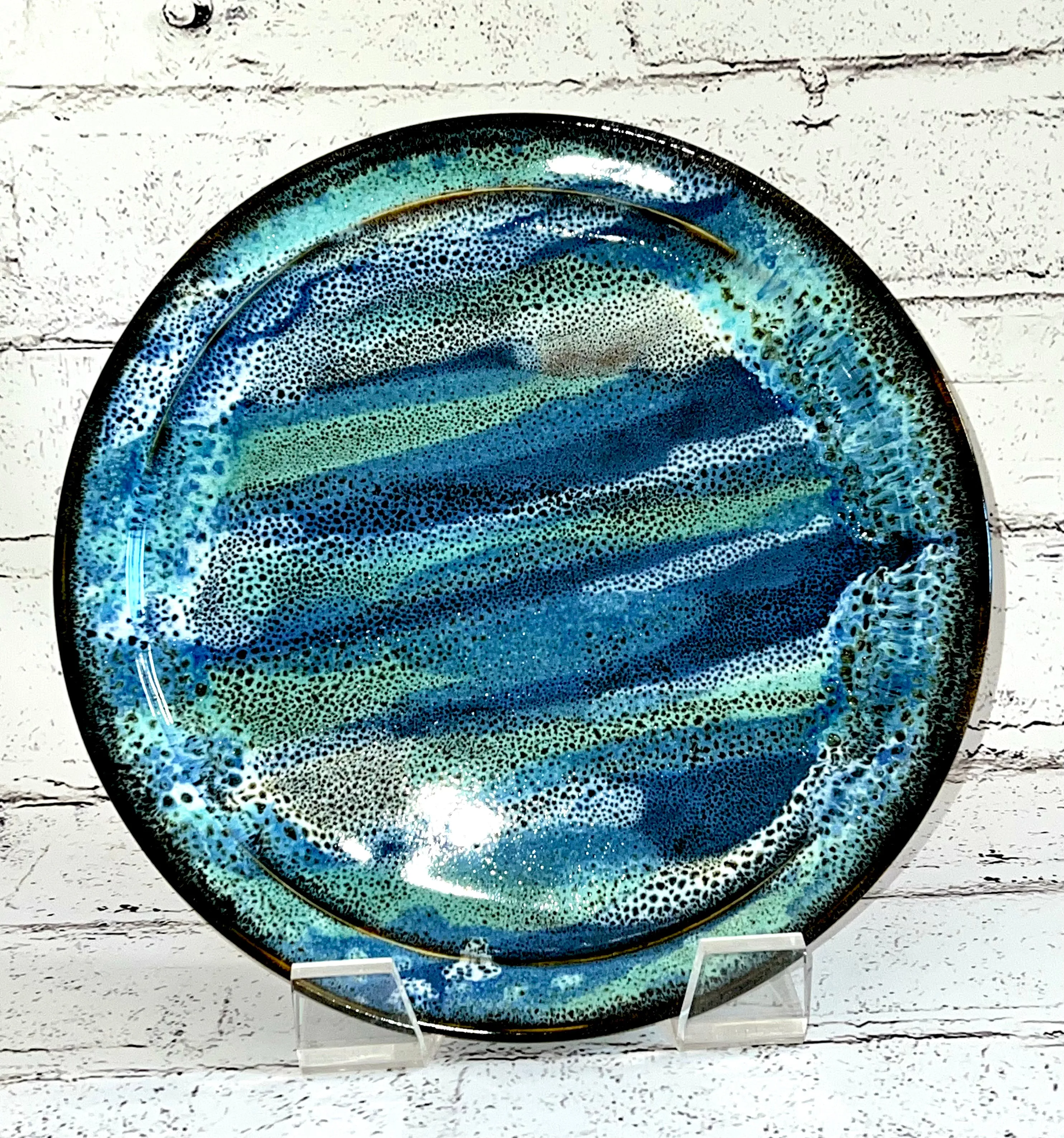 Handmade Beach Vibes Dinner Plate