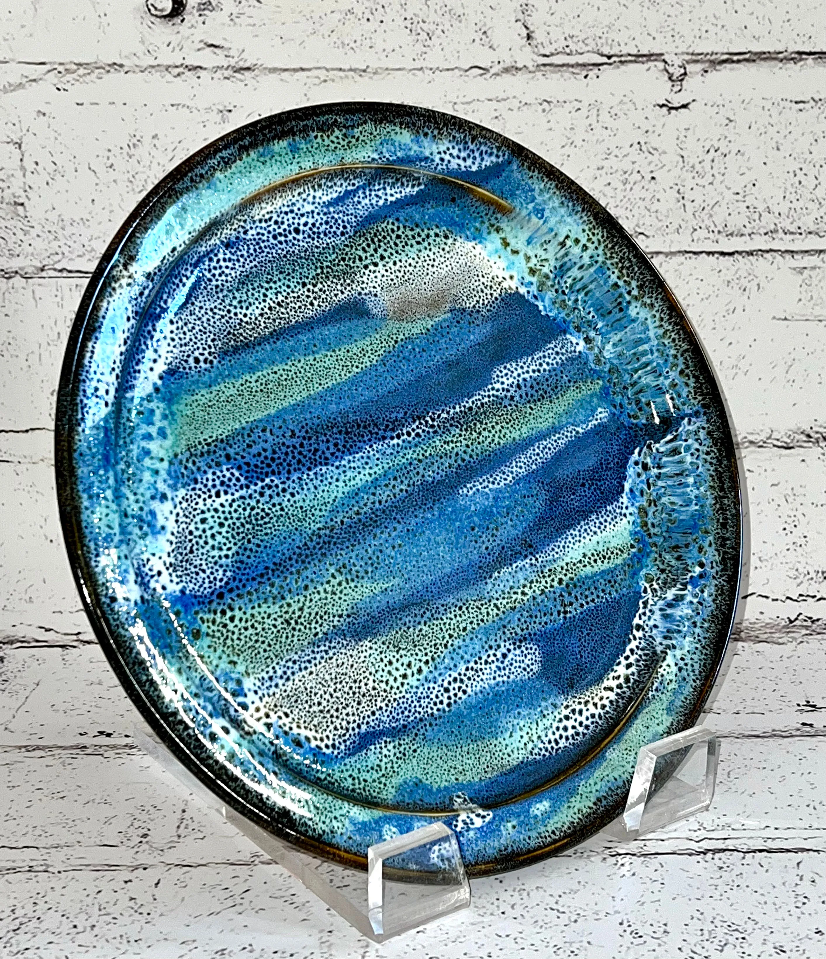 Handmade Beach Vibes Dinner Plate