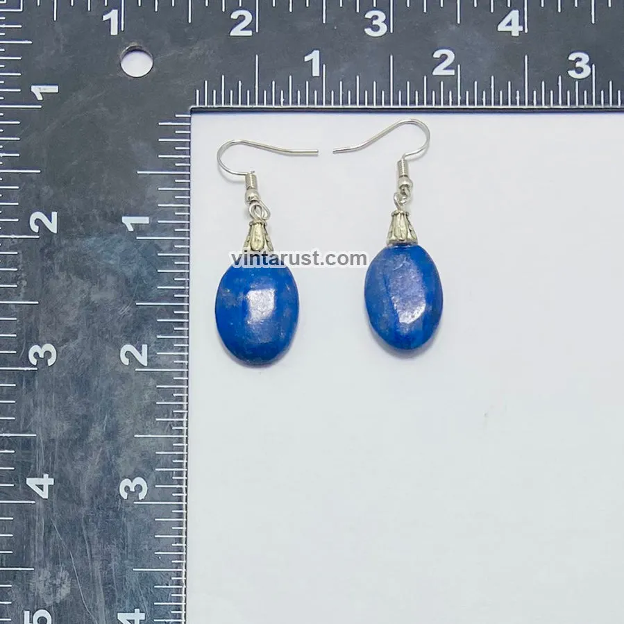 Handmade Light Weight Lapis Lazuli Earrings