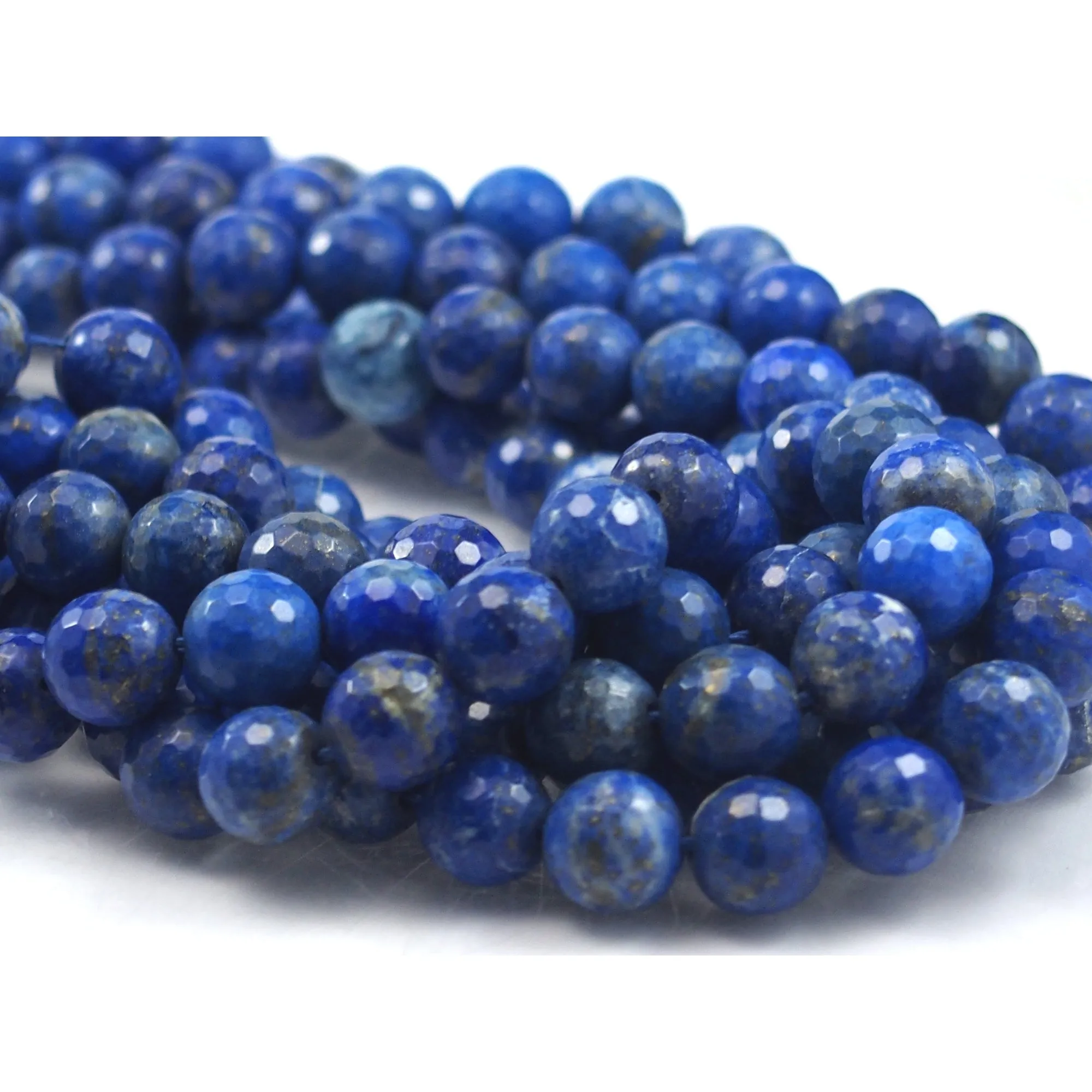 Lapis Lazuli Faceted Round 10mm Strand