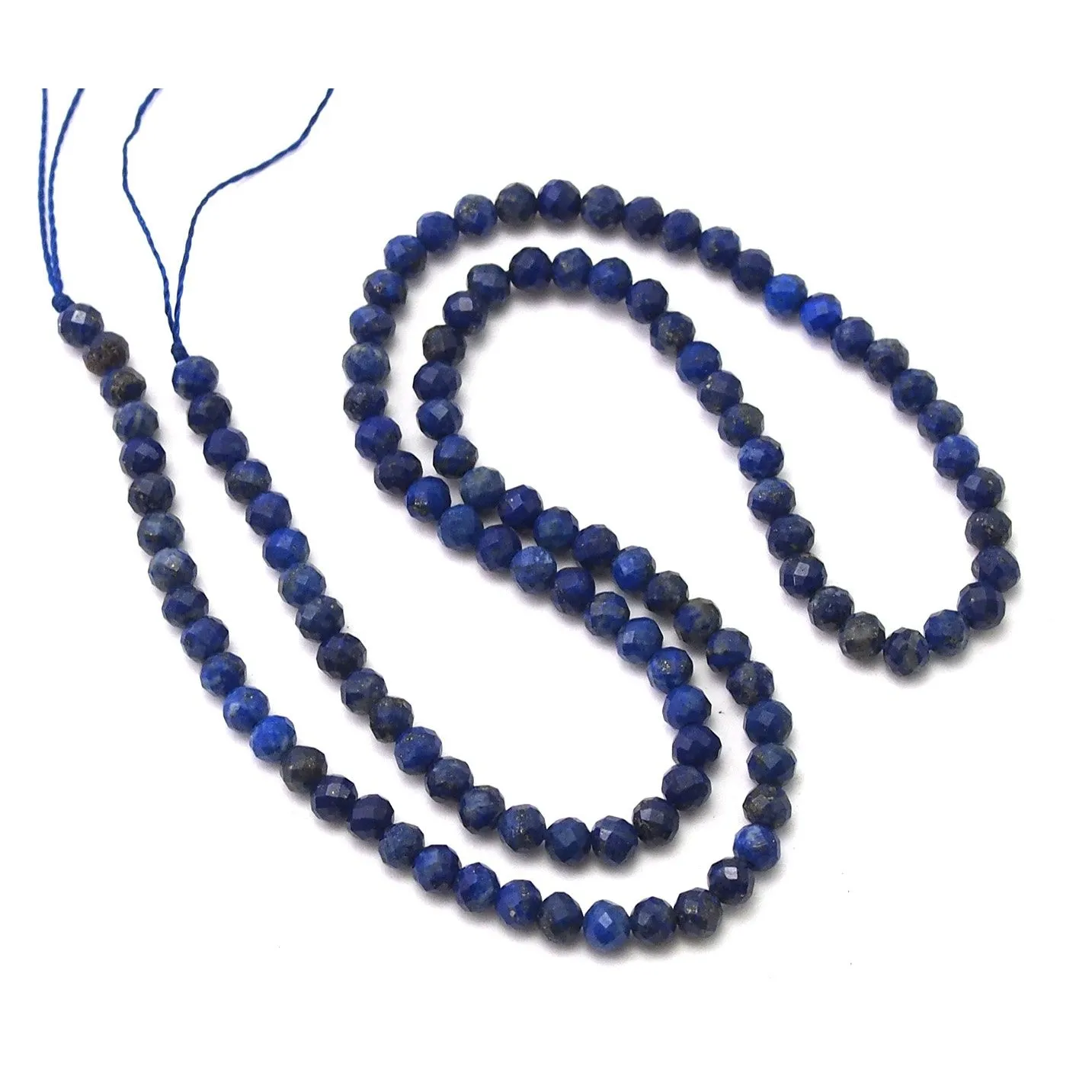 Lapis Lazuli Faceted Rounds 4mm