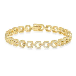 LINKED BRACELET, GOLD