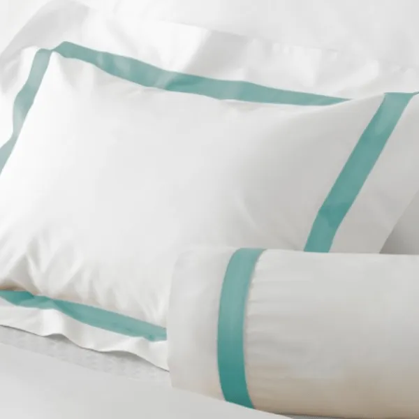 Lowell Aquamarine Bedding by Matouk