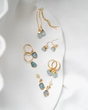 March | Aquamarine Earrings