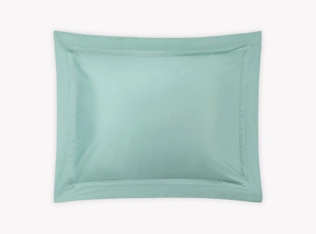 Matouk Nocturne Sateen Bedding in Aquamarine