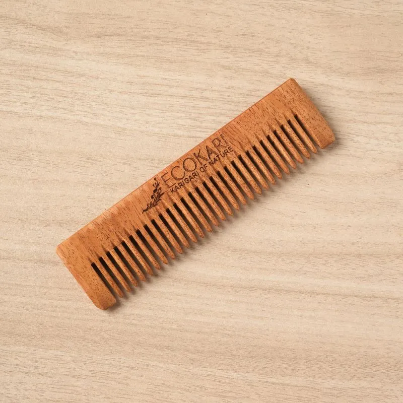 Men's Neem Wooden Pocket Comb