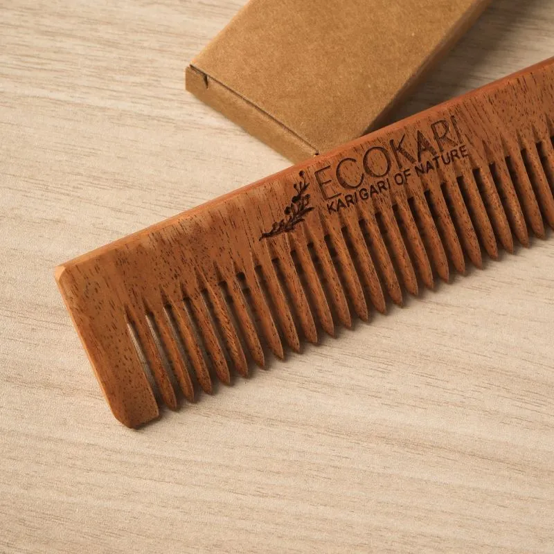 Men's Neem Wooden Pocket Comb