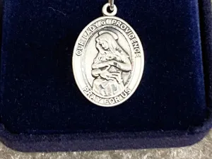 Our Lady Of Providence Silver Pendant And Chain