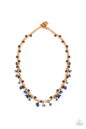 PAPARAZZI Canyon Voyage - Blue NECKLACE