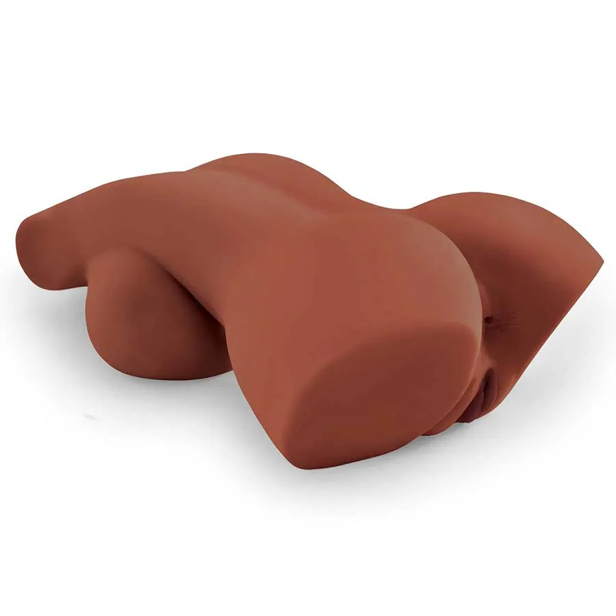 PDX Plus Perfect 10 Realistic Sex Doll Torso Brown by Pipedream Products