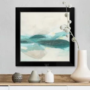 "Aquamarine I" Black Framed Print