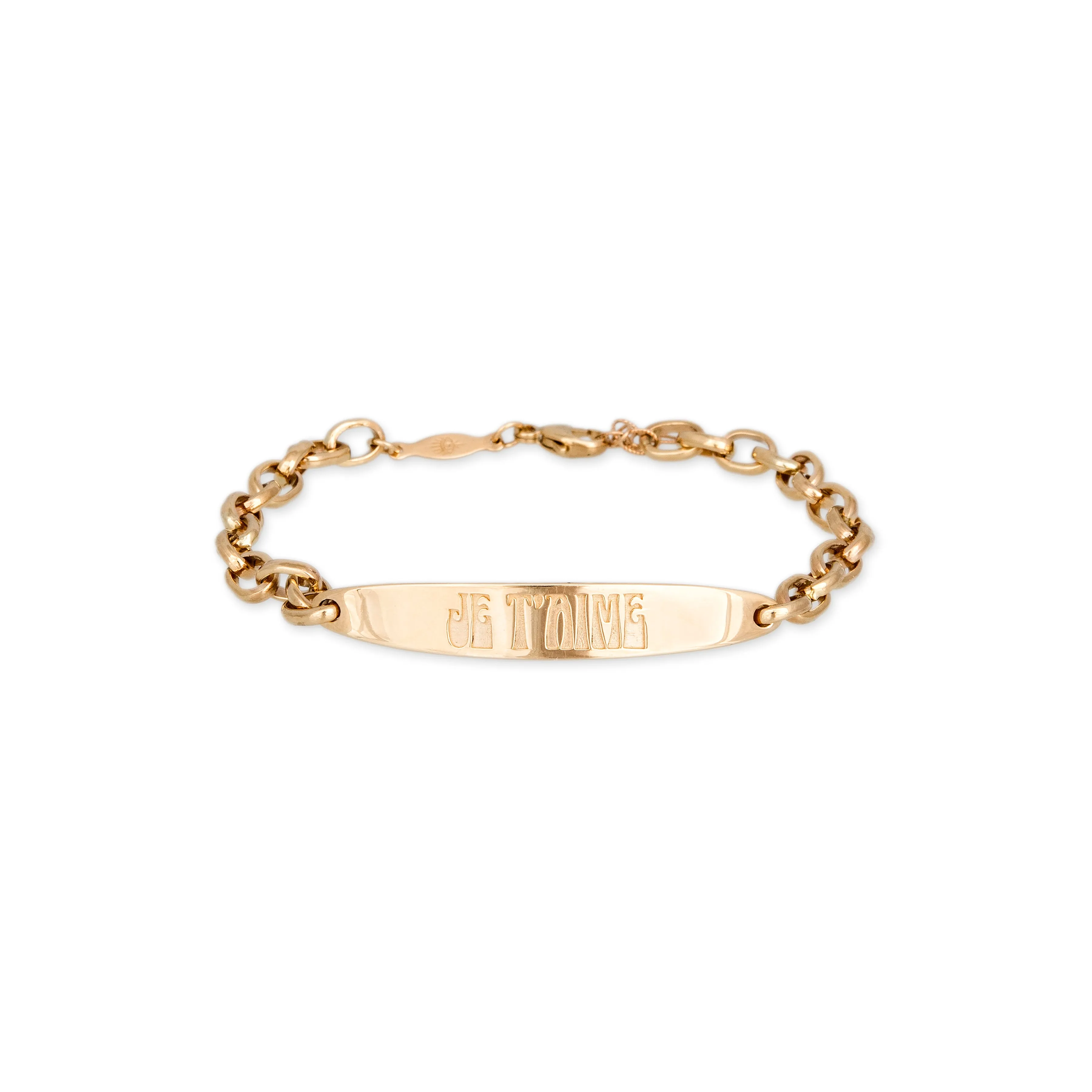 "JE T'AIME" ID BRACELET