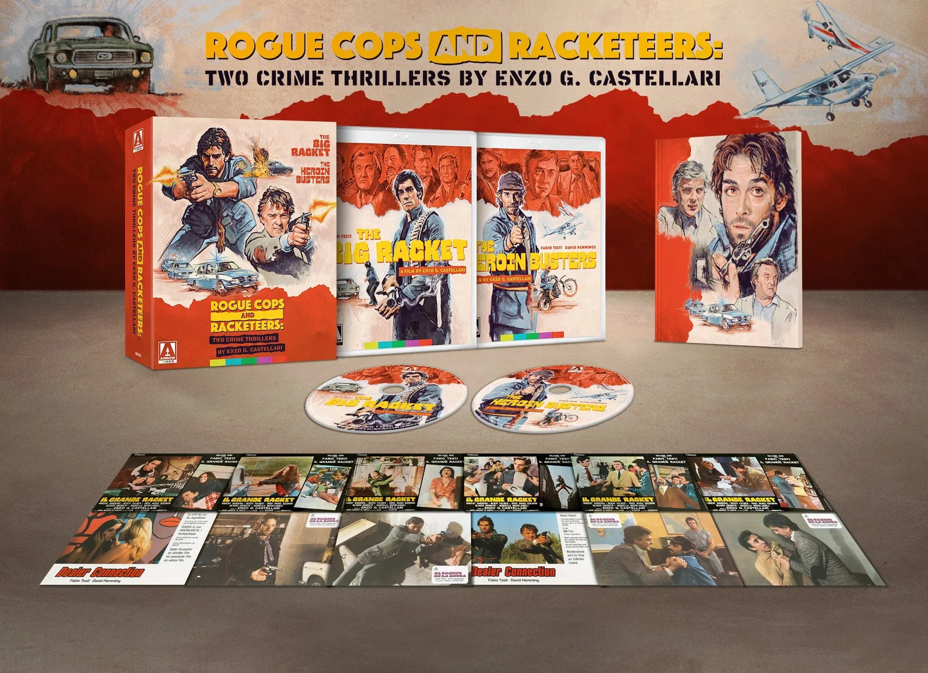 ROGUE COPS AND RACKETEERS: TWO CRIME THRILLERS FROM ENZO G CASTELLARI (LIMITED EDITION) BLU-RAY