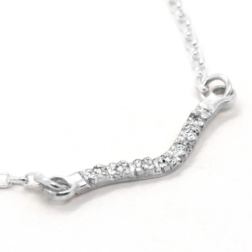 Seagull with Diamonds necklace