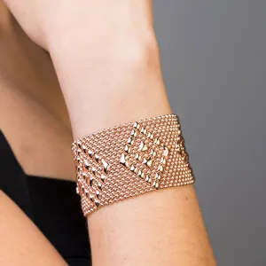 SG Liquid Metal TB32 – RG Rose Gold Finish Bracelet by Sergio Gutierrez