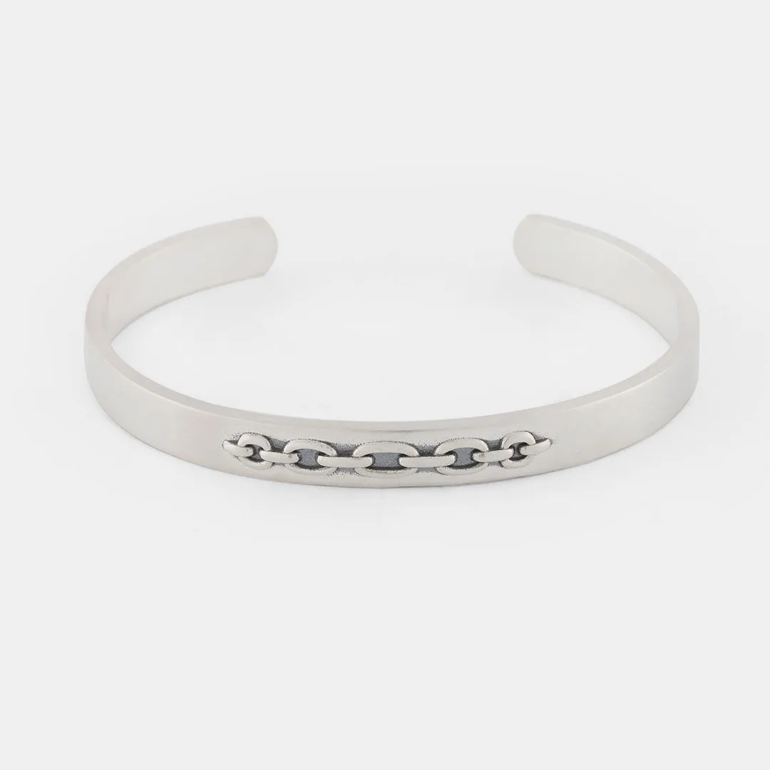 Silver Chain Bangle