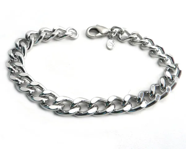 Squared Leash Chain Bracelet