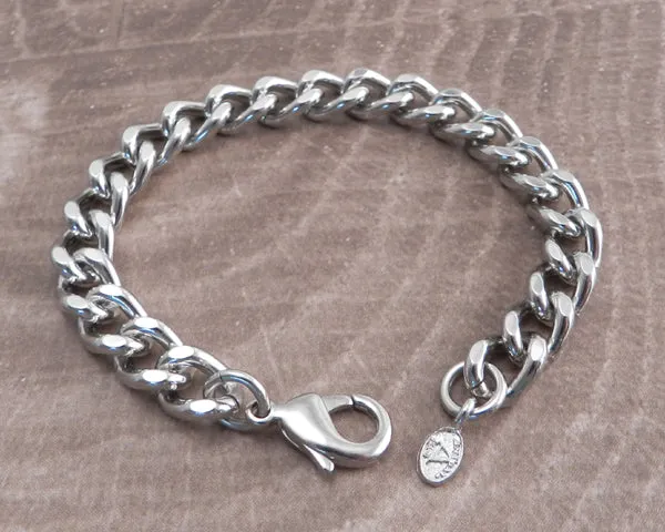 Squared Leash Chain Bracelet