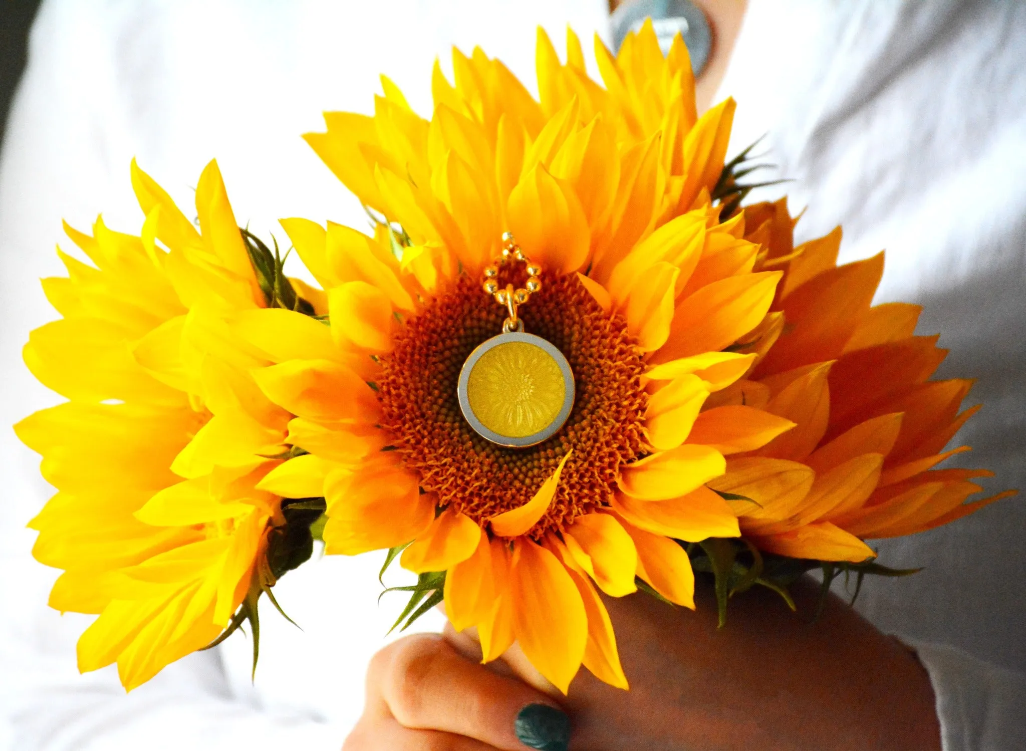 Sunflower Pendant