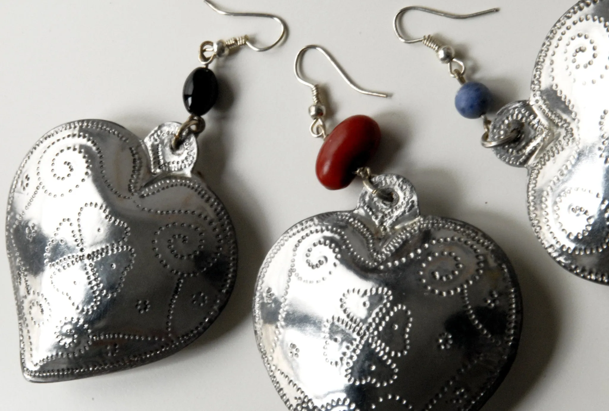 Tin Heart Earrings