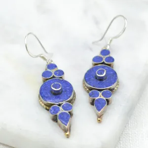 Tribal Lapis Earrings