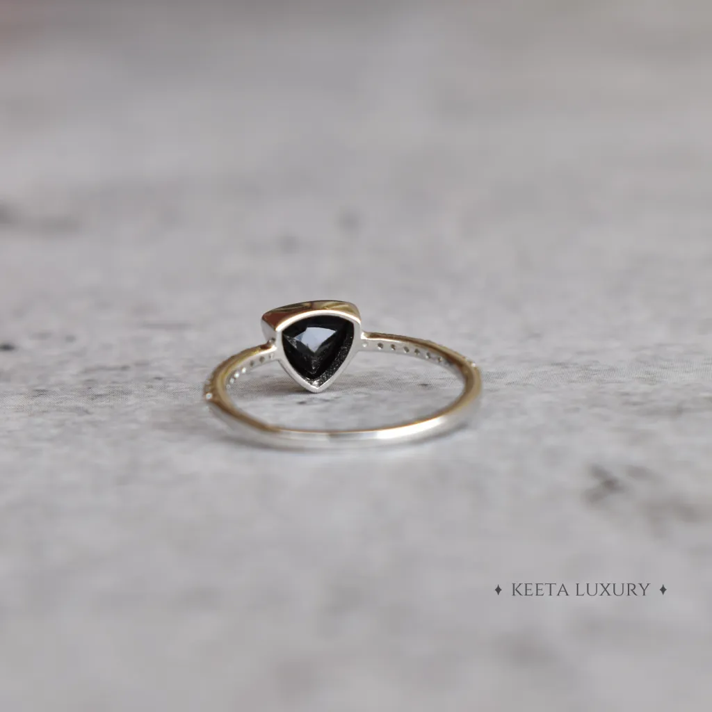 Trillion Tango - Black Onyx Ring