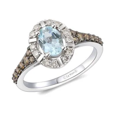 Vanilla Gold Aquamarine Le Vian Ring