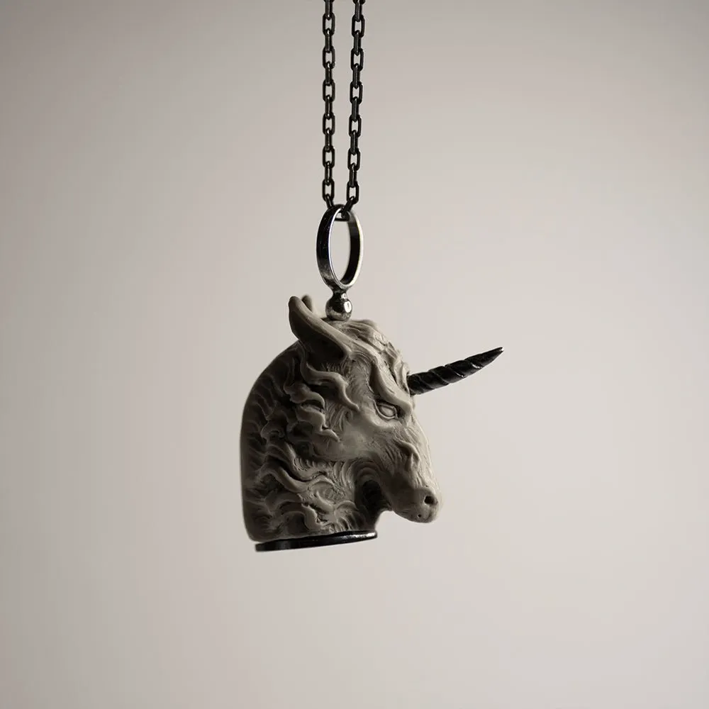 White Unicorn pendant - final sale